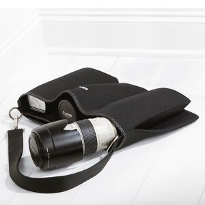 Original Shootsac Lens Bag Camera Bag Black Neoprene Padded